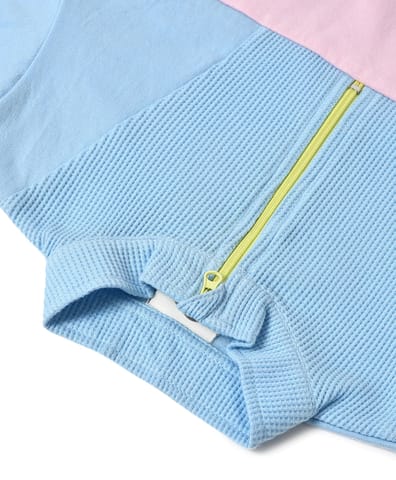 Mi Arcus Blue Collar Sweatshirt with Pyjama Set for Kids