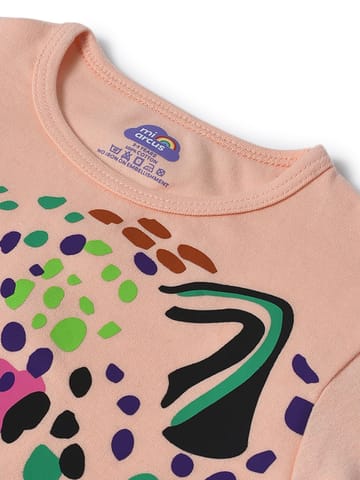 Mi Arcus Graphic Printed Cotton T-shirt for Kids