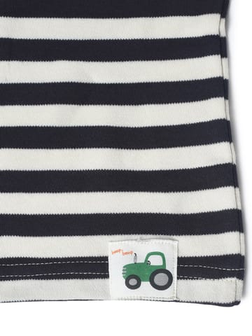 Mi Arcus Striped Polo Collar Cotton T-shirt for Kids