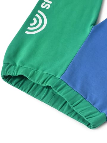 Mi Arcus Colourblocked Full Sleeve Sweatshirt with Pyjama Set for Kids