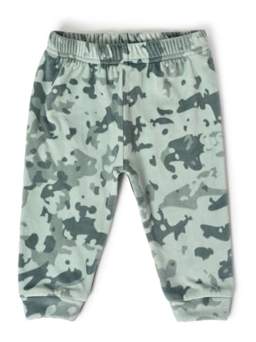 Mi Arcus Green Printed T-shirt with Trousers for Kids