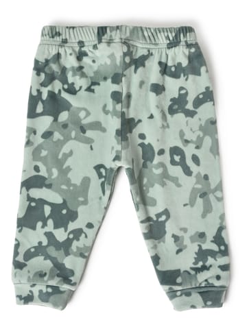 Mi Arcus Green Printed T-shirt with Trousers for Kids