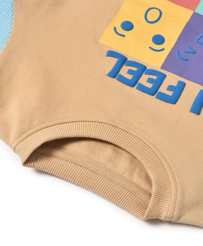 Mi Arcus Colorblock Full Sleeve Sweatshirt with Pyjama for Kids