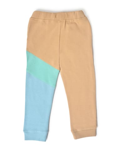 Mi Arcus Colorblock Full Sleeve Sweatshirt with Pyjama for Kids
