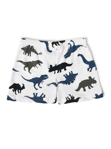 Mi Arcus Dino Print Sleeveless Vest with Shorts Set for Kids