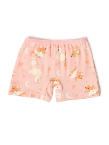Mi Arcus Cotton Printed Camisole with Short for Girls