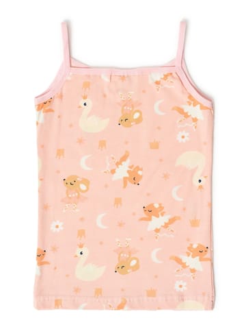 Mi Arcus Cotton Printed Camisole with Short for Girls