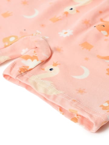 Mi Arcus Cotton Printed Camisole with Short for Girls