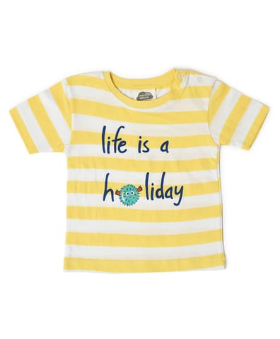 Mi Arcus Holiday Printed T-Shirt with Shorts Set for Kids