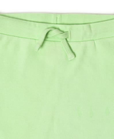 Mi Arcus Green Printed Sweatshirt with Pyjama Set for Kids