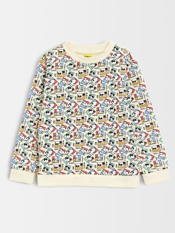 Mi Arcus Peanuts Winter Sweatshirt with Pyjama Set for Kids