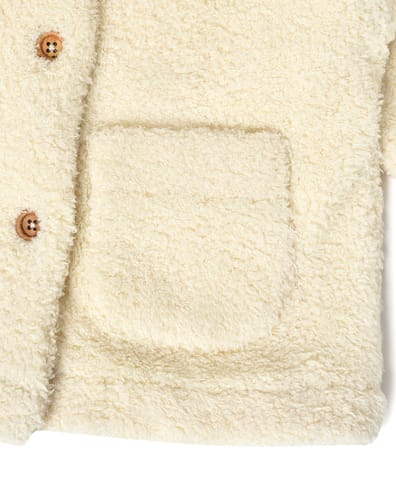 Mi Arcus Knitted Cream Winter Jacket