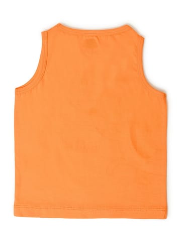 Mi Arcus Smile Printed Cotton Sleeveless Vest for Kids Pack of 3