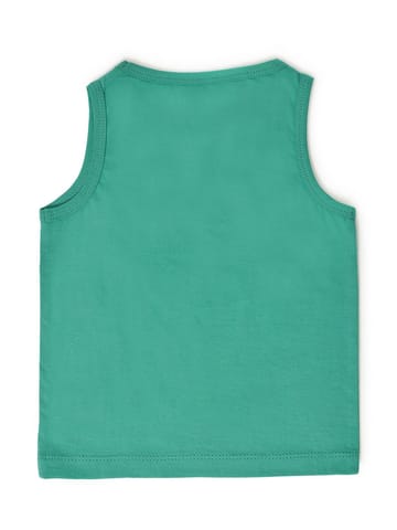 Mi Arcus Smile Printed Cotton Sleeveless Vest for Kids Pack of 3