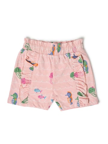 Mi Arcus Sea Animal Print Shorts for Girls Pack of 3
