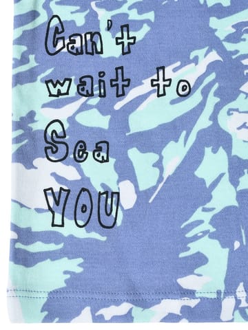 Mi Arcus Tie Dyed T-shirt with Shorts Set for Kids