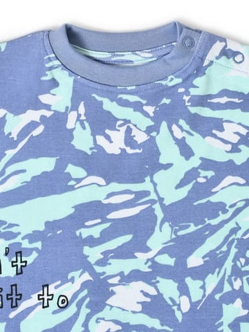 Mi Arcus Tie Dyed T-shirt with Shorts Set for Kids