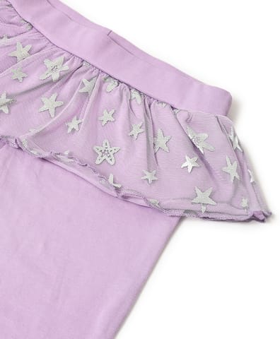 Mi Arcus Printed Legging with Tutu Ruffle Pack of 2
