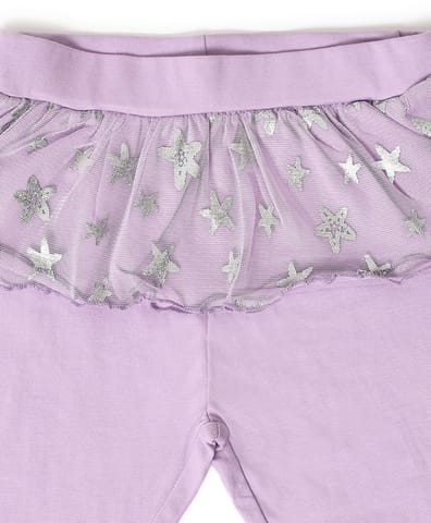 Mi Arcus Printed Legging with Tutu Ruffle Pack of 2