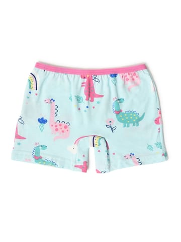Mi Arcus Cotton Printed Camisole with Short for Girls