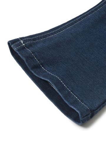 Mi Arcus Fit and Flare Blue Denim for Girls