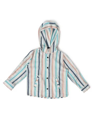 Mi Arcus Hooded Shirt with Tee Set for Boys