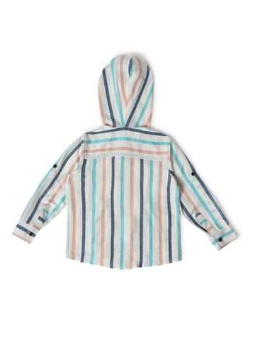 Mi Arcus Hooded Shirt with Tee Set for Boys