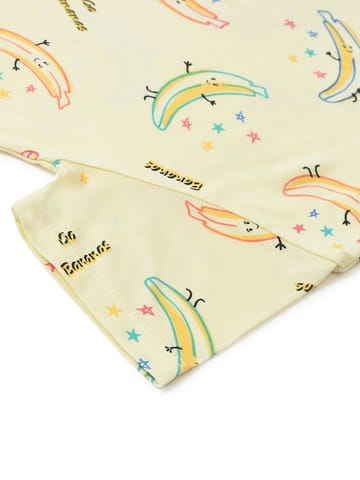 Mi Arcus Printed Cotton Nightgown for Girls