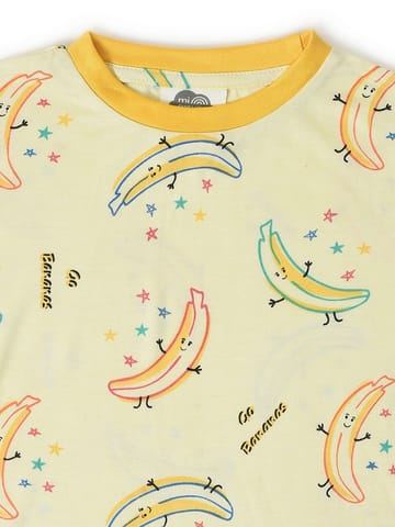Mi Arcus Printed Cotton Nightgown for Girls
