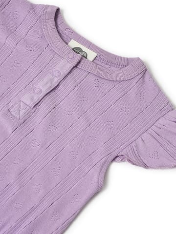 Mi Arcus Purplish Onesie for Baby Girl