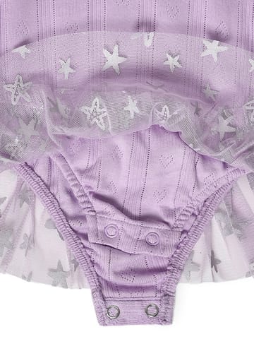 Mi Arcus Purplish Onesie for Baby Girl