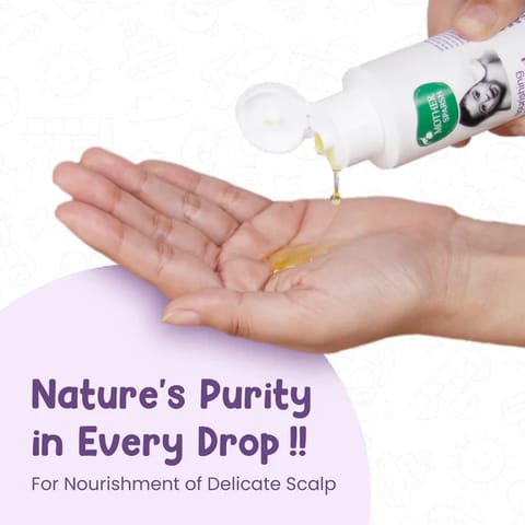 Mother Sparsh Nourishing Baby Hair Oil - Enriched with Saffron & Almond