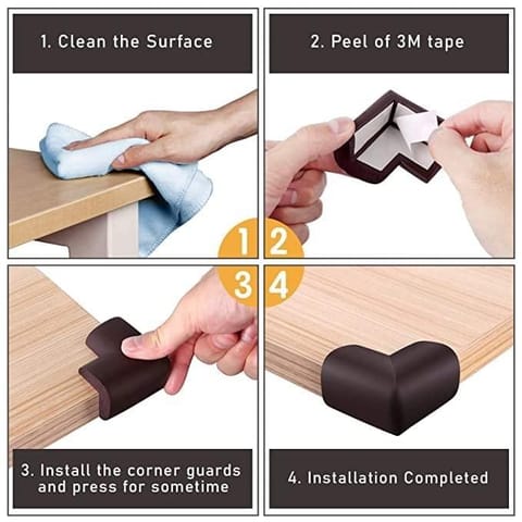 Safe-O-Kid L-Shaped Small Nbr Corner Cushions