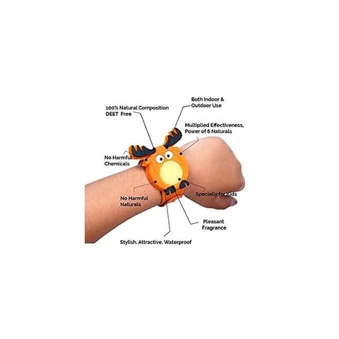 Safe-O-Kid Mosquito Band with 2 refills and 6 FREE Patches