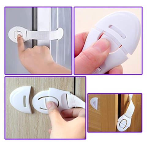 Safe O Kid 4 Nylon Locks, 16 U-Shaped Large Corner and 5 Electric Plugs