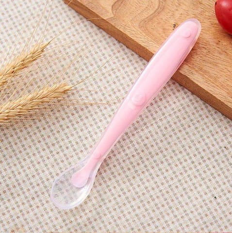 Safe-O-Kid Baby Fruit Feeder with Silicone Tip Spoon for Easy Feeding and Gums Relief
