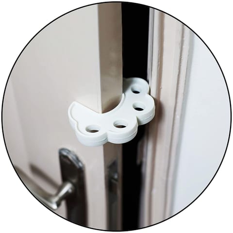 Safe O Kid Door Hinge, Collapsible Finger Safety Shield With Sleek Design Door Stopper