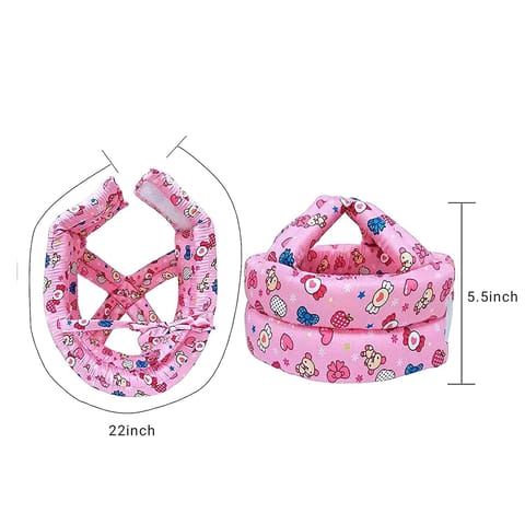 Safe-O-Kid 1 Wrist Link With 1 Baby Safety Cotton Helmet Head Protection