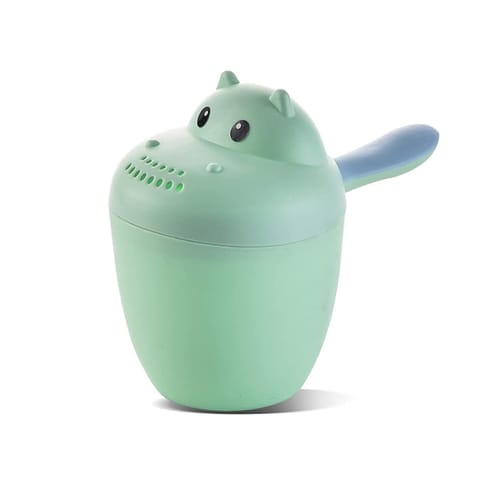 Safe-O-Kid Baby Foldable Bathtub with Temperature Sensitive Plug with 1 Hair Washing Mug