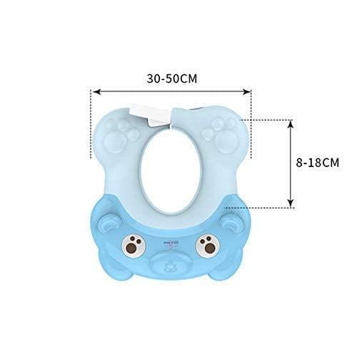 Safe-O-Kid Baby Foldable Bathtub with Temperature Plug with 1 No Tear & Adjustable Shampoo Hat