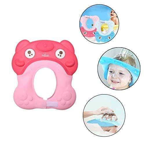 Safe-O-Kid Baby Foldable Bathtub with Temperature Plug with 1 No Tear & Adjustable Shampoo Hat