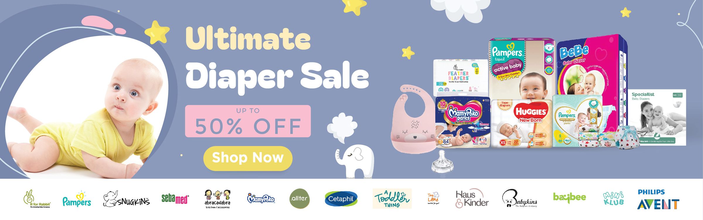 Ultimate Diaper sale - web