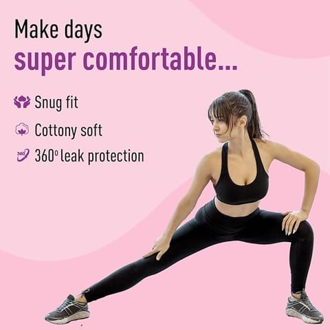 Sirona Disposable Period Panties for Women | L – XL | 360° Sanitary Protection for Heavy Flow | No Leakage, No Rashes, No Discomfort | Maternity Panties with High Absorbency | Pack of 5