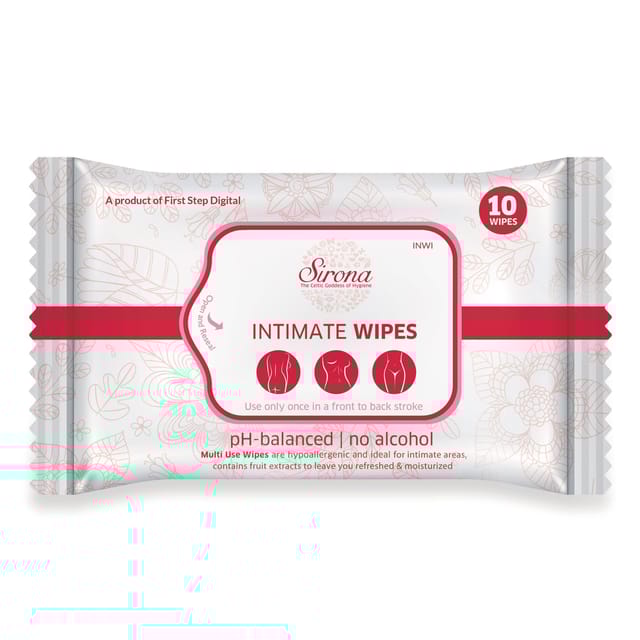 Sirona Intimate Wet Wipes 10 Wipes