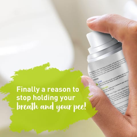 Sirona PeeBuddy Toilet Seat Sanitizer | Before and After Toilet Spray, Deodorizer and Disinfectant - 100 ml
