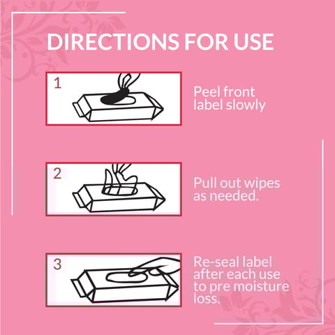 Intimate Wet Wipes - 40 Wipes (4 Pack - 10 Wipes Each)