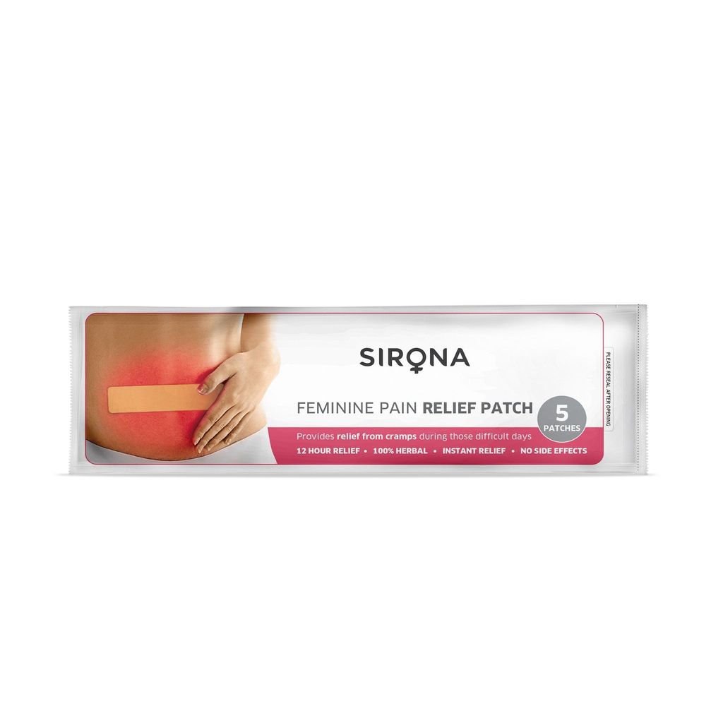 Feminine Pain Relief Patches - 5 Patches (1 Pack - 5 Patches Each)