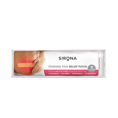 Feminine Pain Relief Patches - 5 Patches (1 Pack - 5 Patches Each)