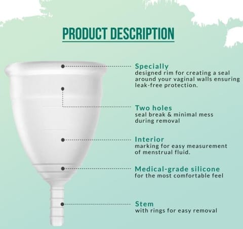 Pro Reusable Menstrual Cup for Women - Small
