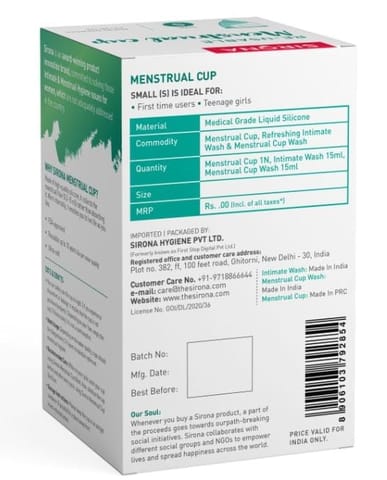 Pro Reusable Menstrual Cup for Women - Small